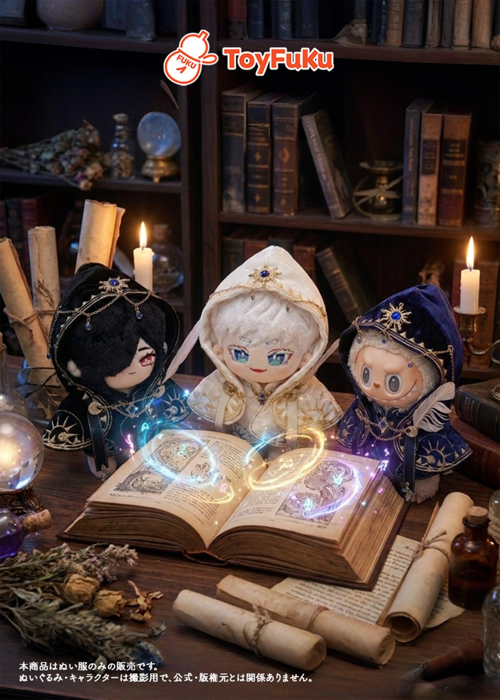 夜の海のダイバー様オーダーぬい服 ToyFuKu 推しぬい15cm対応ぬい服！ToyWear・蒼の魔導衣着せ替え
