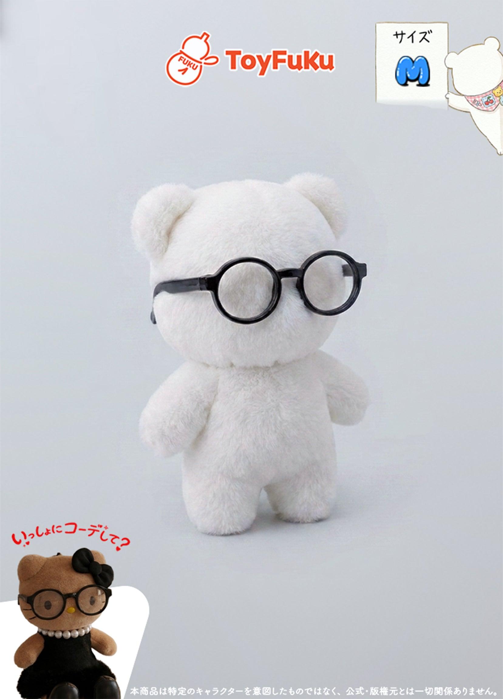 ToyFuKu推しぬい15cmおすすめ！ミニまるめがね。ラブブ17cm用など