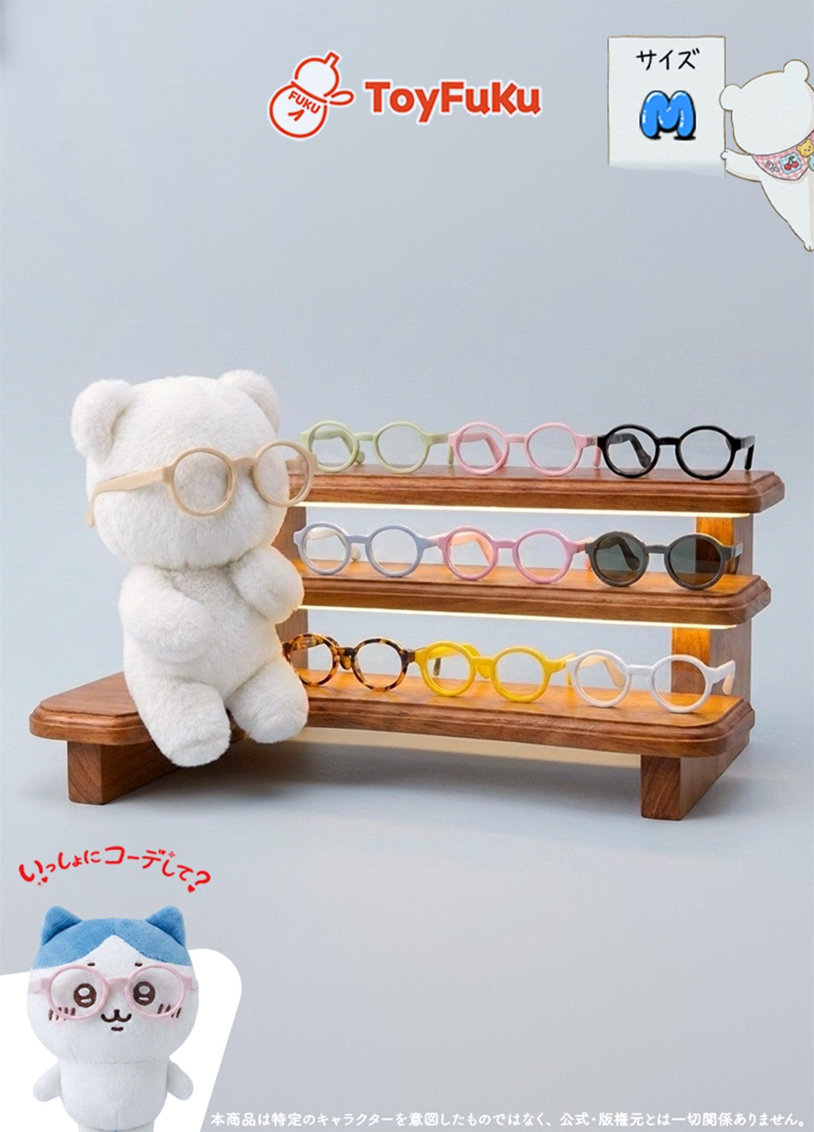 ToyFuKu推しぬい15cmおすすめ！ミニまるめがね。ラブブ17cm用など